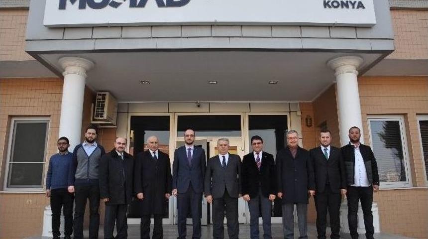 Ne&uuml;&rsquo;den M&uuml;siad Konya Şube Başkanı Okka&rsquo;ya Ziyaret