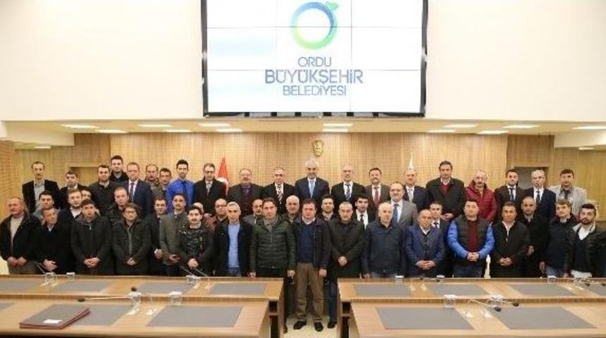 Ordu B&uuml;y&uuml;kşehir Belediyesinde 52 Personel T&ouml;renle Sigarayı Bıraktı