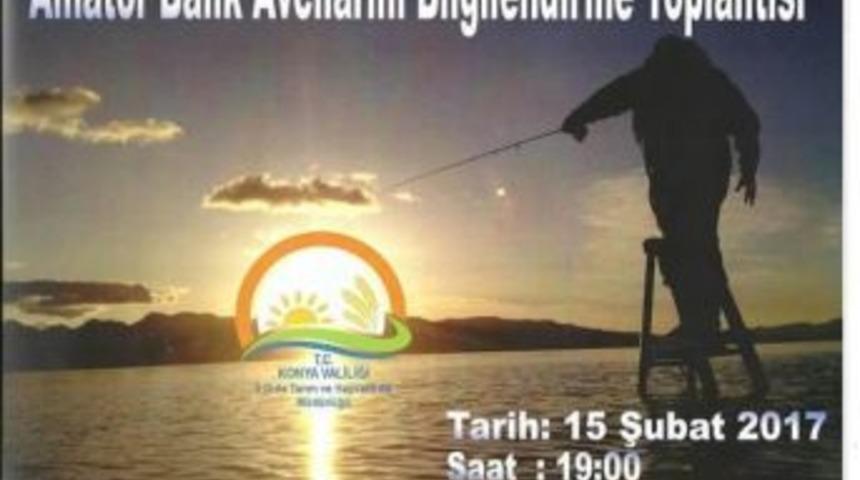 Konya&rsquo;da, Olta Balık&ccedil;ılarına Y&ouml;nelik Eğitim Semineri D&uuml;zenlenecek