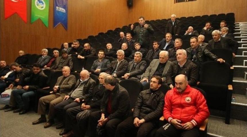 Başkan Akcan Muhtarlarla Bir Araya Geldi