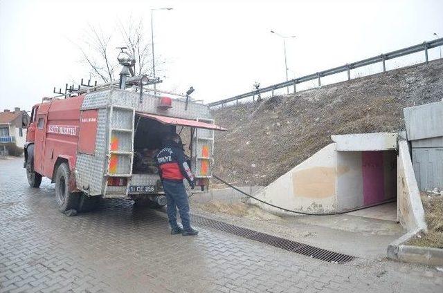 Bozüyük’te Alt Geçitlerde Kapsamlı Temizlik