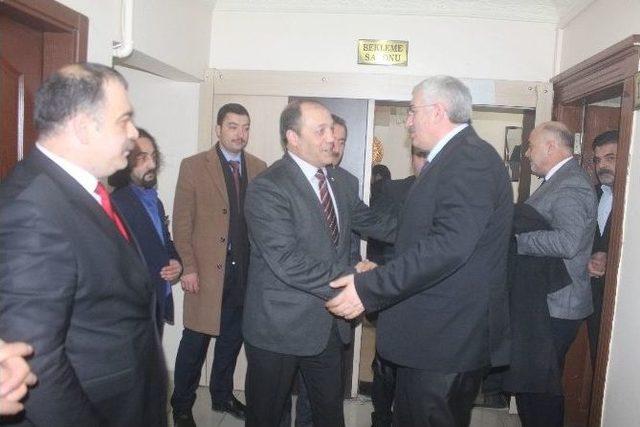 Ak Parti İl Başkanı &Ouml;z, Mhp Erzurum İl Başkanı Karataş&rsquo;ı Ziyaret Etti 2