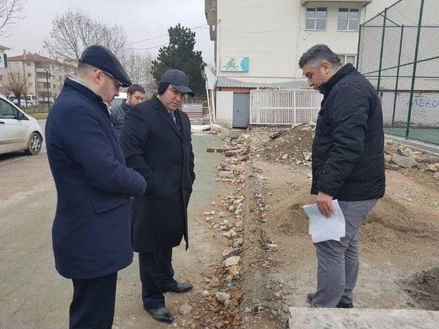 Başkan Bakıcı &Ccedil;alışma Sahalarını İnceledi 2