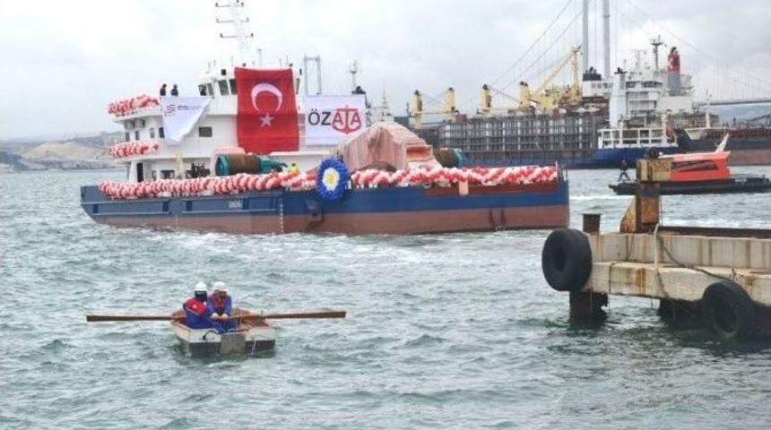 Tarama Gemisi Kanuni Denizle Buluştu