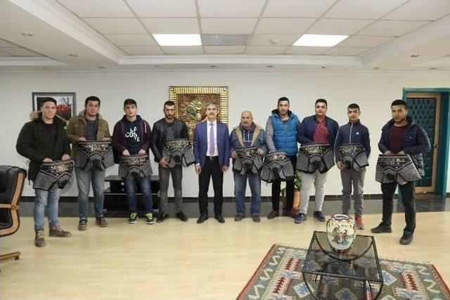 Başkan Şirin G&uuml;reş&ccedil;ileri Ağırladı 1