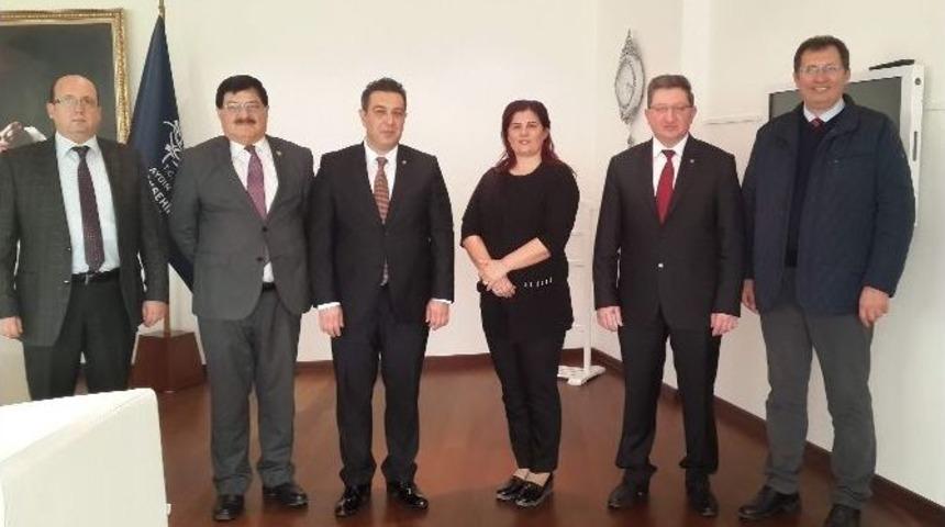 Nazilli Ticaret Odasından B&uuml;y&uuml;kşehire Ziyaret