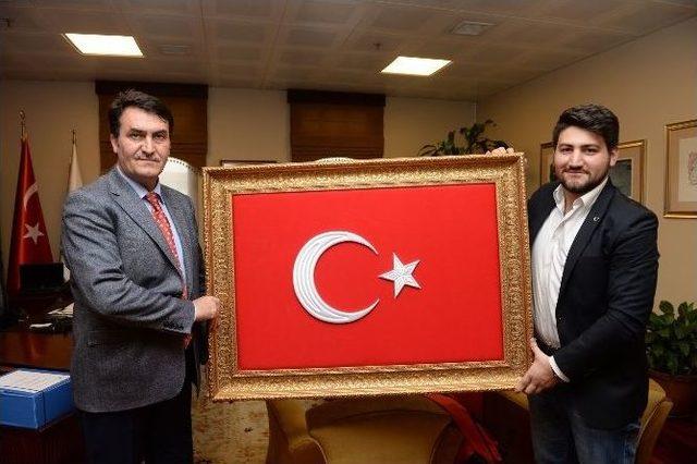 15 Temmuz Gazisinden D&uuml;ndar&rsquo;a Ziyaret 1