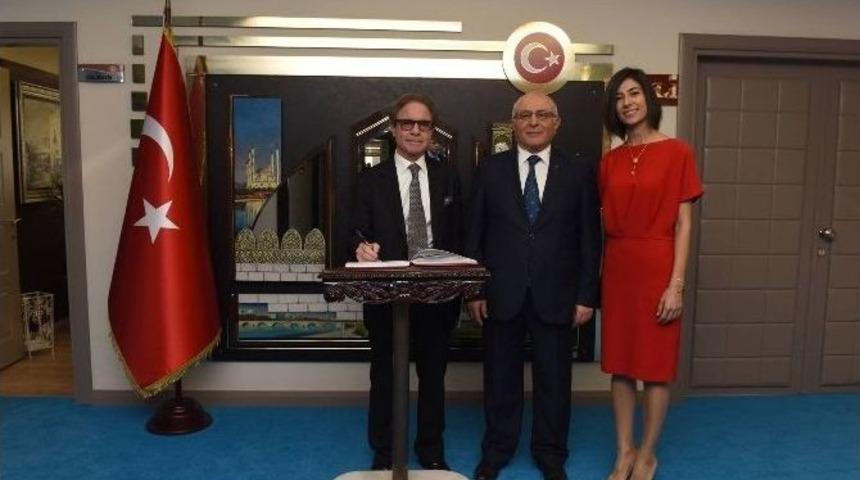 Brezilya B&uuml;y&uuml;kel&ccedil;isi&rsquo;nden Adana Valiliği&rsquo;ne Ziyaret