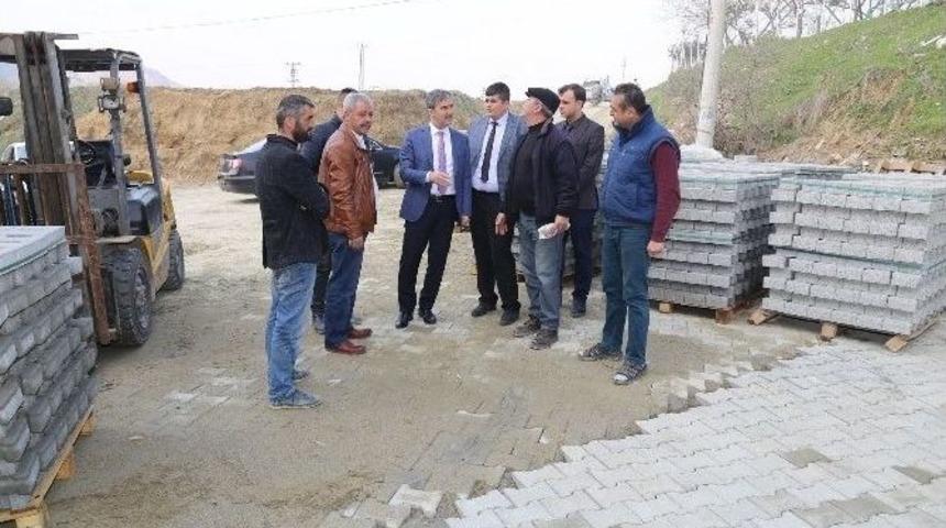 Başkan Şirin Irlamaz&rsquo;daki &Ccedil;alışmaları İnceledi