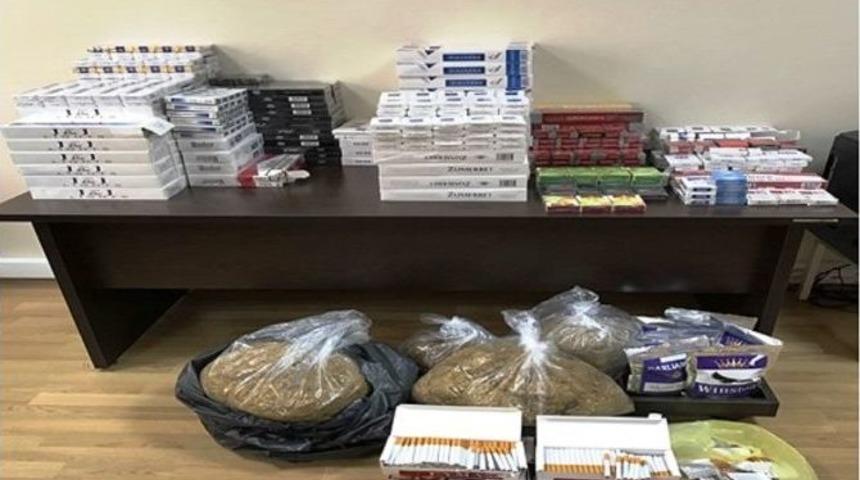 İskenderun&rsquo;da Ka&ccedil;ak Sigara Ve T&uuml;t&uuml;n Operasyonu