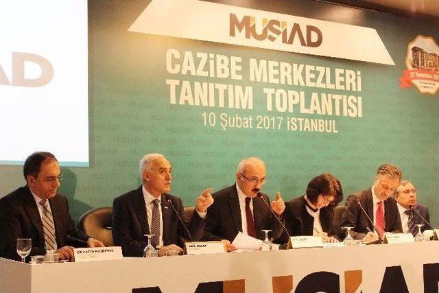 Bakan Elvan Müsiad’ta Cazibe Merkezleri Programını Anlattı