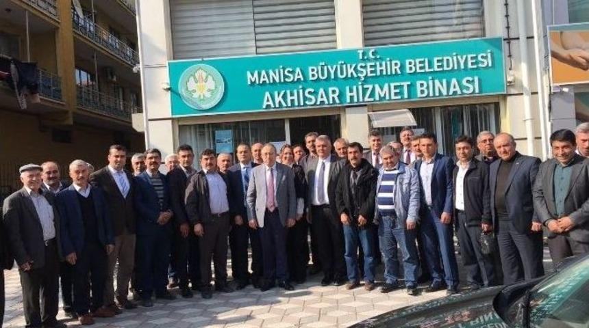 Manisa B&uuml;y&uuml;kşehir Akhisarlı Muhtarlarla Buluştu