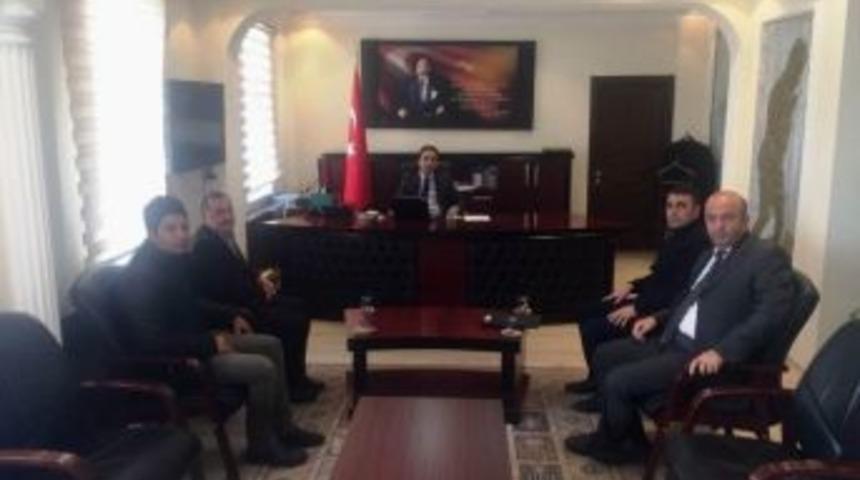 Ercek&rsquo;ten Kaymakam Tekin D&uuml;ndar&rsquo;a Hayırlı Olsun Ziyareti