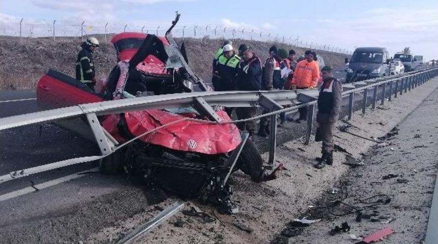 Tekirdağ-istanbul Yolunda Kaza: 1&rsquo;i Ağır 2 Yaralı