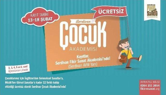 Serdivan Çocuk Akademisinde Bahar Dönemi Başlıyor