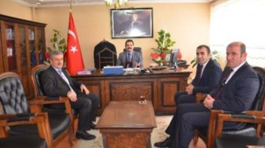 M&uuml;d&uuml;r Arslan&rsquo;dan Kaymakam &Ouml;zkan&rsquo;a Veda Ziyareti