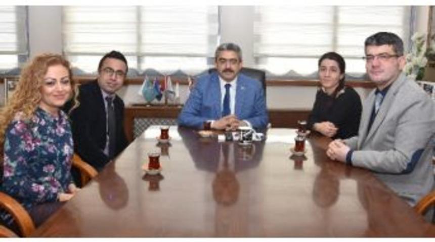 Ad&uuml; Nazilli Sağlık Hizmetleri Myo&rsquo;nun Yeni M&uuml;d&uuml;r&uuml;nden Başkan Alıcık&rsquo;a Ziyaret