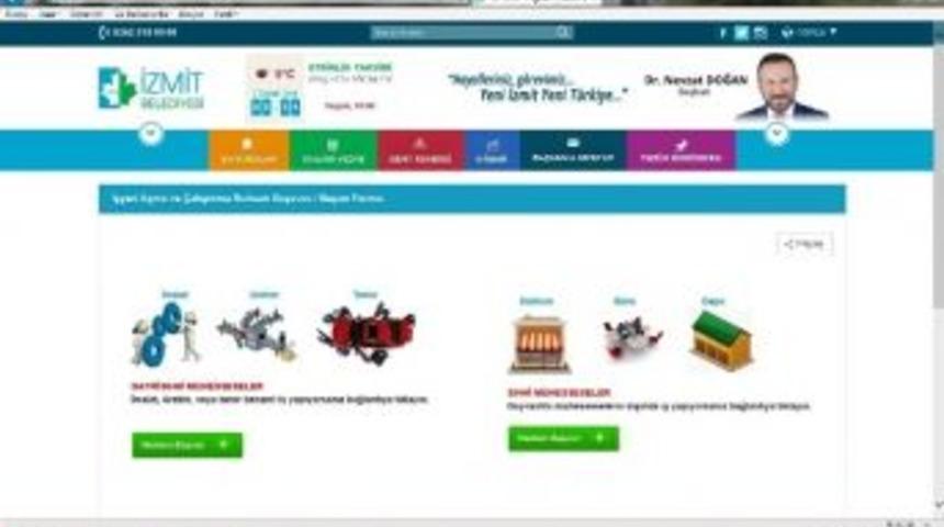 İzmit’te İnternet Üzerinden Ruhsat Başvurusu Dönemi