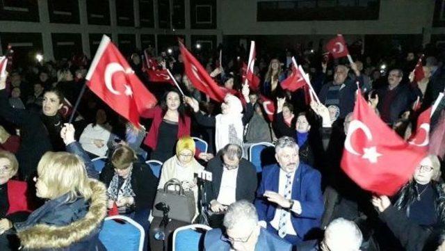 Meral Akşener in &Ccedil;anakkale Toplantısında  salon Krizi  &Ccedil;ıktı 3