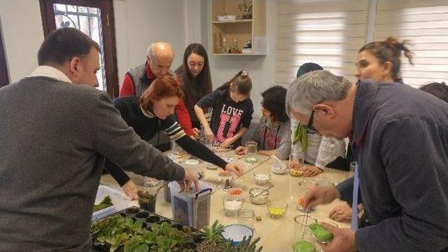 Zeytinburnu Tıbbi Bitkiler Bahçesi’nde Teraryum Eğitimi