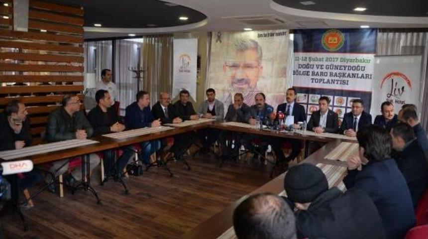 B&ouml;lge Baroları: Demokratik D&uuml;zen G&uuml;&ccedil;lensin, Sorunlar Siyasal Zeminde &Ccedil;&ouml;z&uuml;ls&uuml;n