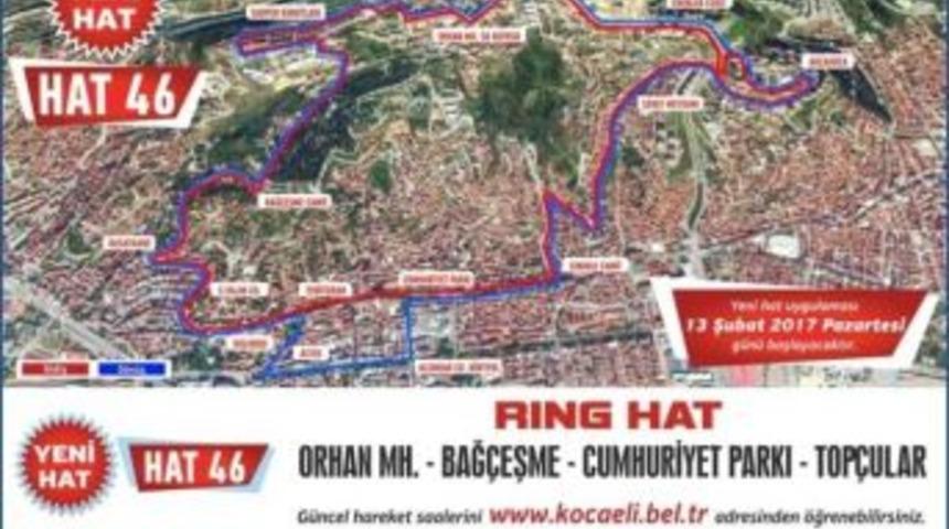 İzmit Şehir İ&ccedil;i Ulaşıma Yeni Hat Ve G&uuml;zergah &Ccedil;alışması
