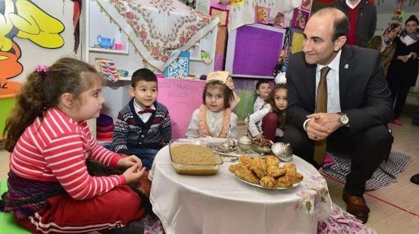 Yıldırımlı Minikler Başkan Amcalarını Ağırladı