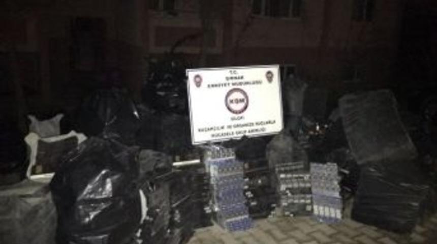 Silopi&rsquo;de 49 Bin Paket Ka&ccedil;ak Sigara Ele Ge&ccedil;irildi