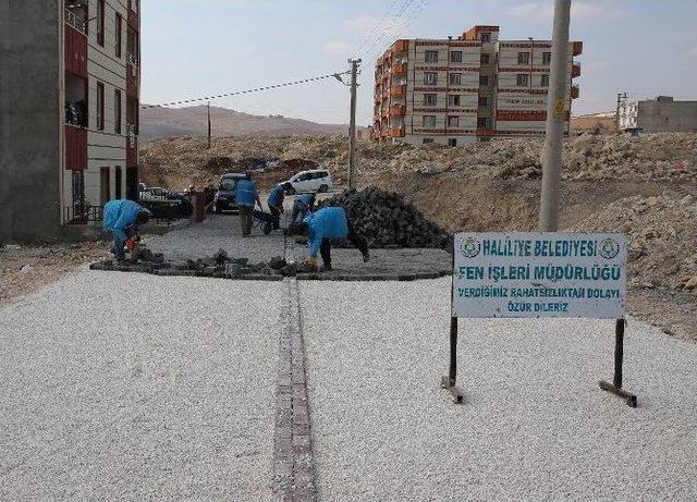 Haliliye Belediyesi’nden Devteşti’nde Yol Çalışması