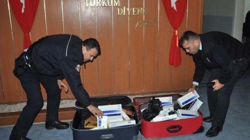 Suriyeliler'in Evinde 710 Paket Ka&ccedil;ak Sigara Bulundu