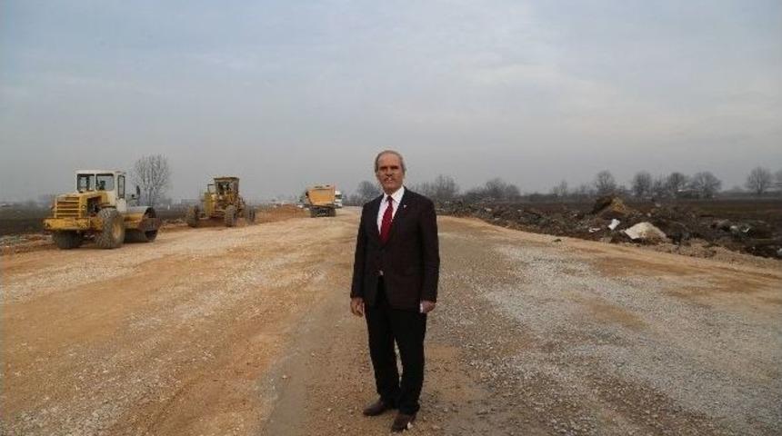 İneg&ouml;l &Ccedil;evre Yolunda Hummalı &Ccedil;alışma