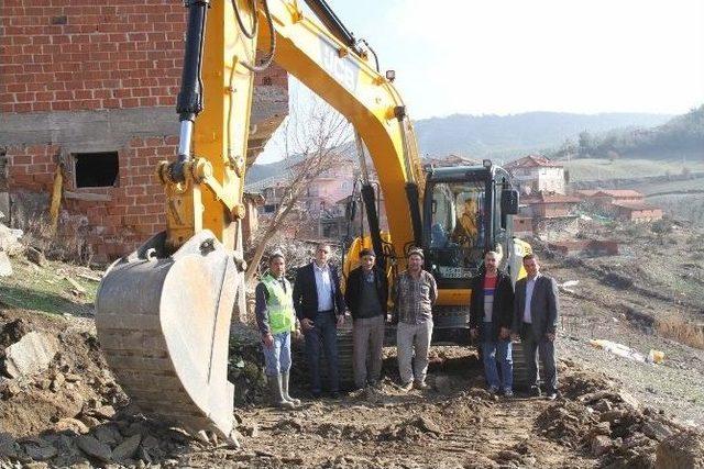 İmara Yeni Açılan Bölgeye Altyapı Çalışması