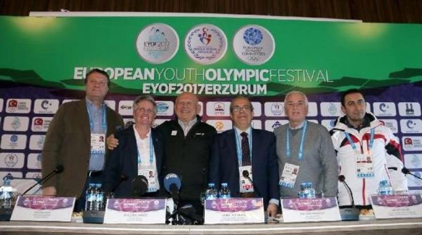 Türkiye’Nin Ilk Kez Ev Sahipliği Yapacağı Avrupa Gençlik Olimpik Kış Festivali’Nin Basın Toplantısı Yapıldı.