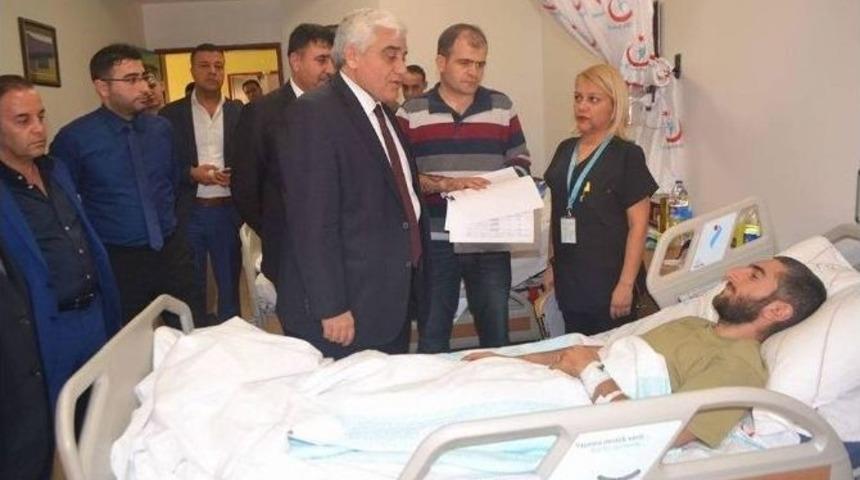 Milletvekili D&uuml;lger, Yaralı Askerleri Ziyaret Etti