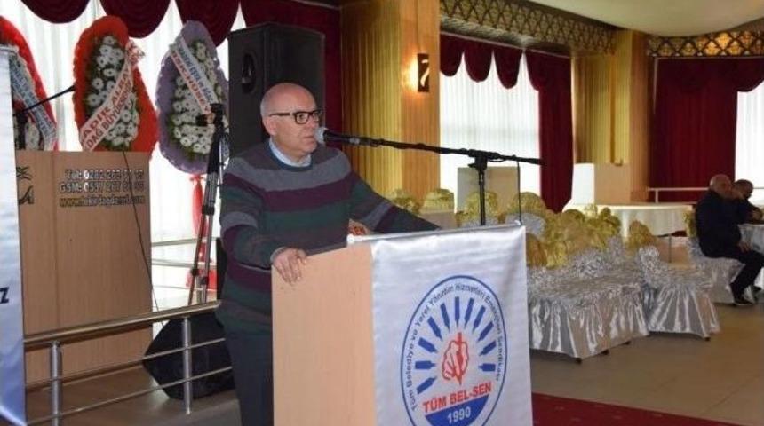 Başkan Eşkinat T&uuml;m Bel-sen Genel Kuruluna Katıldı