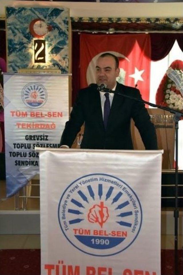 Başkan Eşkinat T&uuml;m Bel-sen Genel Kuruluna Katıldı 1