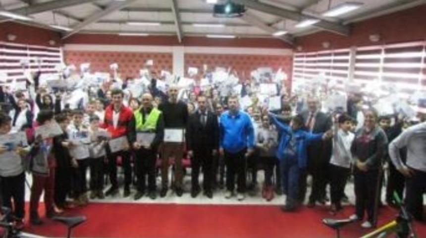 K&ouml;rfez&rsquo;de Bisiklet Eğitimi Verildi