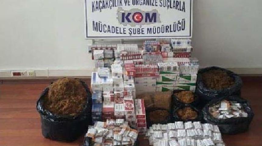 Denizli Polisinden Uyuşturucu Ve Ka&ccedil;ak Sigara Operasyonu