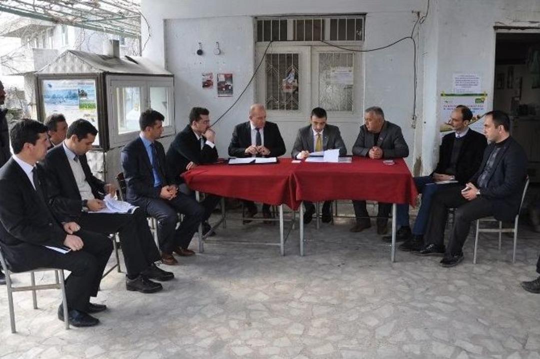 Milas Kaymakamı Arslan Kırsalda Ziyaretlerini S&uuml;rd&uuml;r&uuml;yor