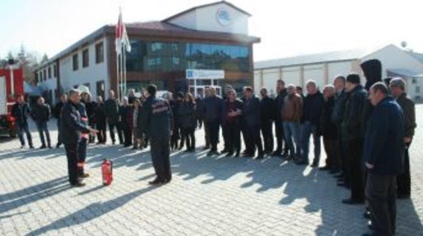 Elazığ&rsquo;da Yangın Eğitimi