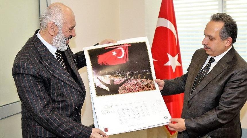 M&uuml;ft&uuml; Arvas&rsquo;tan Van B&uuml;y&uuml;kşehir Belediyesine Ziyaret