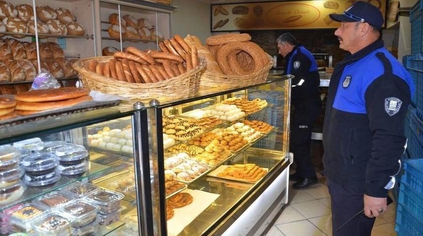 Kuşadası&rsquo;nda Zabıta Ekiplerinden Kantin Ve Fırınlara Denetim