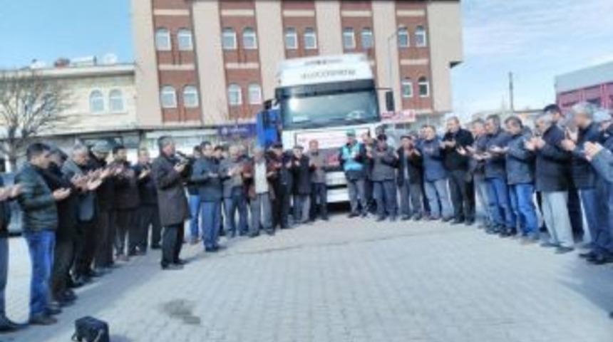 Derinkuyu&rsquo;dan Halep&rsquo;e 1 Tır Yardım G&ouml;nderildi