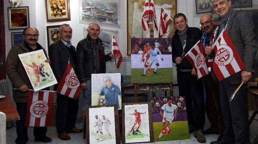 Ressamlar Fırçalarıyla Antalyaspor’u Anlatacak