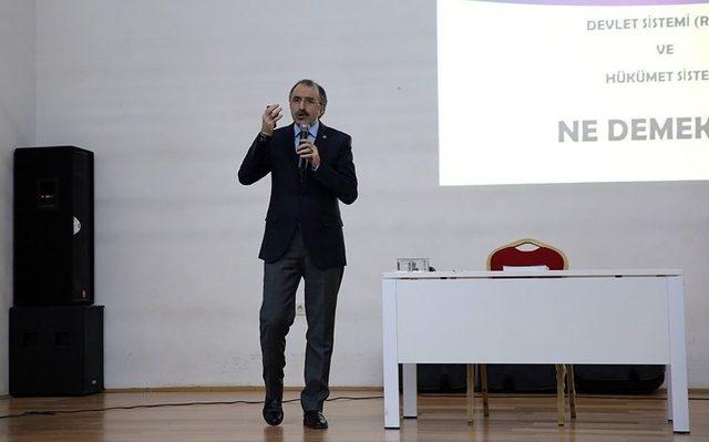 Ardahan&rsquo;da Yeni Anayasa Değişikliği Ve Cumhurbaşkanlığı H&uuml;k&uuml;met Sistemi Anlatıldı 2