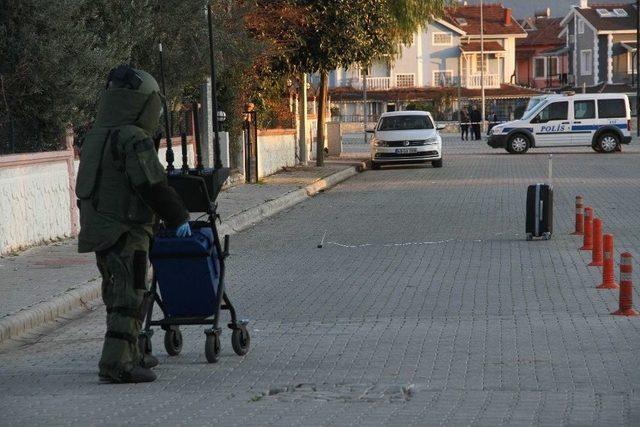 Fethiye’de Şüpheli Paket Fünyeyle Patlatıldı