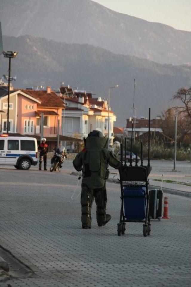 Fethiye’de Şüpheli Paket Fünyeyle Patlatıldı