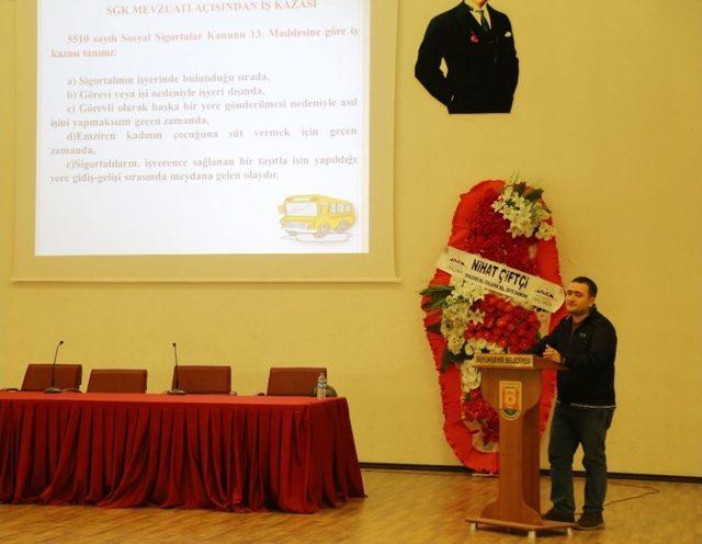 Haliliye&rsquo;de Temizlik İş&ccedil;ilerine İş Sağlığı Ve G&uuml;venliği Eğitimi 2