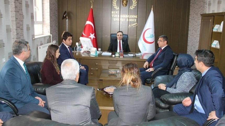 Vali &Ccedil;ataklı, İl Sağlık M&uuml;d&uuml;rl&uuml;ğ&uuml;&rsquo;n&uuml; Ziyaret Etti