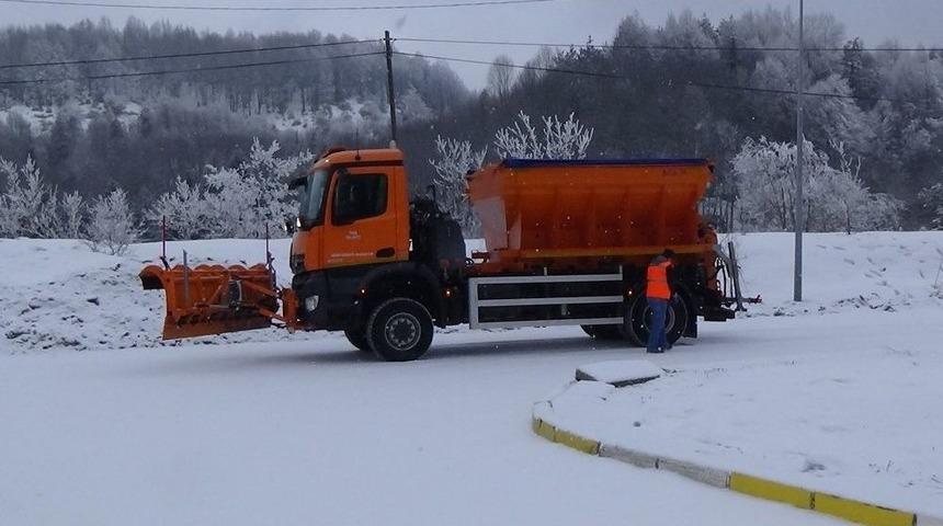 Bolu&rsquo;da Kar Yağışı Tekrar Başladı
